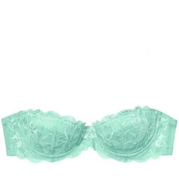 Victoria's Secret PINK | Mint Date Plunge Push-Up Multi-way Bra | Size 32C - Picture 2 of 11